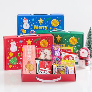 산타가 몰래 두고 간 선물 상자 크리스마스 간식 과자 단체선물 간식팩 어린이집 유치원 교회 구