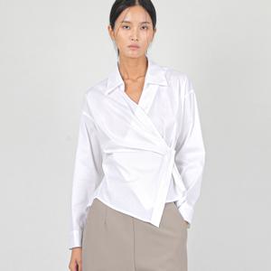 [파슨스] Pure Wrap Button Blouse [PW2S9BL05]