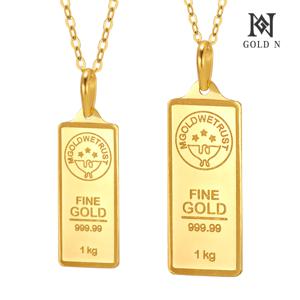 순금 24K 스타골드바 목걸이 소(7.5g)/대(11.25g)