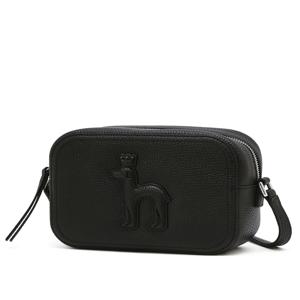 헤지스 액세서리 여성 [[24FW]] WIBA4F200BK [스테디셀러] 블랙 엠보 소가죽 크로스백