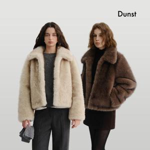 [김새롬 착용]던스트 CROPPED FUR JACKET_UDJU5D224