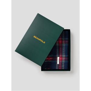 빈폴ACC 울 홀리데이 체크 머플러 - 네이비 BE5X84M05R