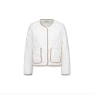 여성 넥리스 퀄팅 경량 점퍼 PHE4JP2150