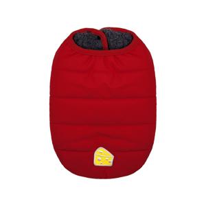 강아지패딩 베이직 점퍼 다크레드