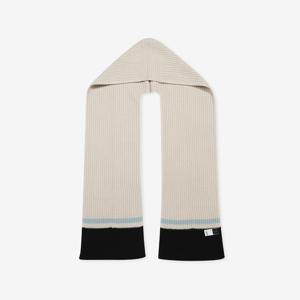 [최초가 149,000원]배색 후드 머플러 FA4600