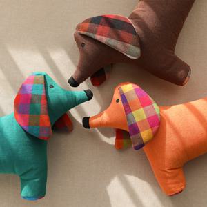 애착 애니멀 쿠션 베개 닥스훈트 데샤 3color