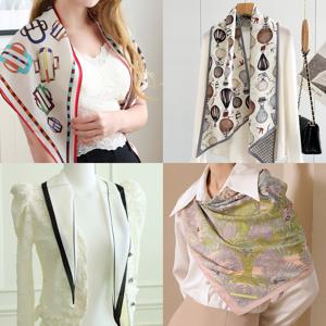 여성 삼각 스카프 롱 방도 사계절 간절기 포인트 스카프 5종