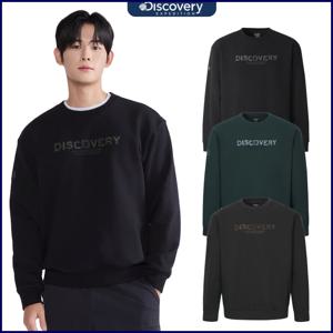 디스커버리 25FW신상 남성/여성 공용 오버핏 빅로고 기모 맨투맨 DXMT53056