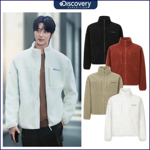 디스커버리 25FW신상 변우석 남여 공용 테크플리스 하이넥 자켓 DXSS71056