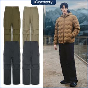 디스커버리 25FW신상 남성 변우석 와이드핏 파라슈트 기모카고팬츠 DMPT7K056