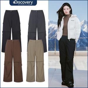 디스커버리 25FW신상 여성 고윤정 파라슈트 기모안감 카고팬츠 DWPT93056