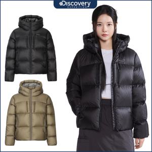 디스커버리 25FW신상 여성 세미오버핏 올버트 구스다운 숏패딩 DWDJ7H056