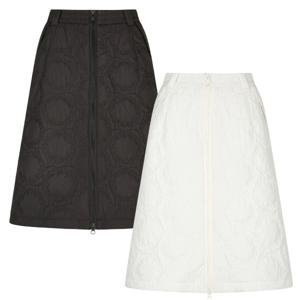 [핑골프] 양말제공 여성 퀼팅 패딩 지퍼 큐롯 스커트 121D4PC482