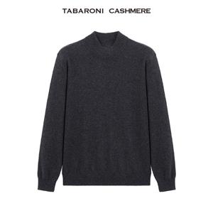 [런칭가179,000원]타바로니 캐시미어100% 남성 반넥 니트