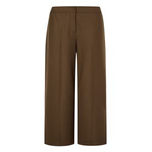 닥스 여성 [[24FW]] DLPA4D903W2 [울][와이드] 브라운 트윌 조직감 스트레치 팬츠