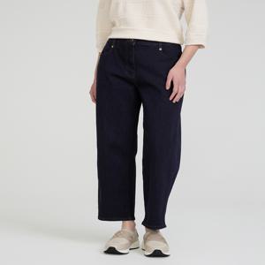 닥스 여성 [[25SS]] DLPA5AE13B3 다크블루 세미 배기핏 면혼방 밴딩 데님팬츠