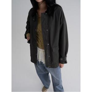 코듀로이 칼라 헌팅 재킷  카키