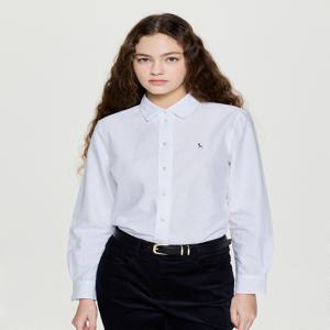 헤지스 여성 [[25FW]] HSSH5DC85WT [아이코닉] 옥스포드 셔츠 화이트