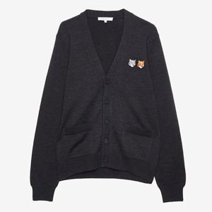 메종키츠네 더블 볼드 폭스헤드 가디건 OM051CFKT1036