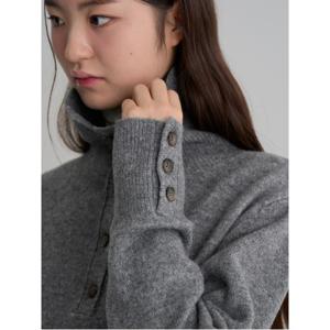 [11/30 무료반품] 하프넥 풀오버  그레이