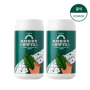 온예록 올인원 청소 세정 롤티슈 45매 2개 스모키휠