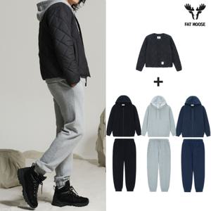 팻무스 남성 패딩 셋업 3종