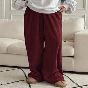 [제작] 웜무드 코듀로이 와이드 투웨이 밴딩 팬츠 84473 빅사이즈 여성의류