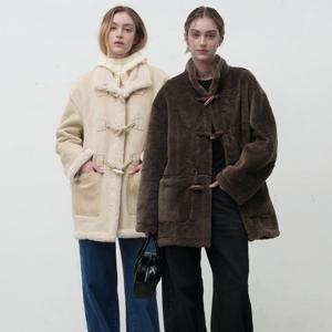 리버시블 무스탕 더플 코트 [3COL]/WBE4L10522