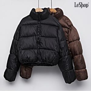 정상가:89,000원 ㅣ 하프넥 데일리 투포켓 숏 집업 패딩 (DO1JJ004A)