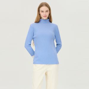 [본사] [Online Exclusive] 투톤 슬리브 슬림 립 니트_BAKPE1561SB