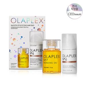 [본사정품] 올라 플렉스 스무스 스타일 아이콘 헤어 듀오 세트 (No.6 본더 스무더 100ml + No.7 본딩 오일 30ml)
