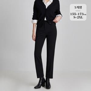 [브리치]  / (노컷슬랙스1탄) 스판 일자 올밴딩 슬랙스