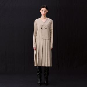Alexa wool pleasts dress