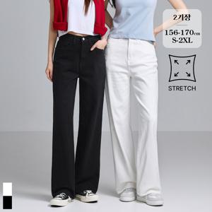 [브리치]  / (찐코튼12탄) 밴딩 스판 와이드 면바지