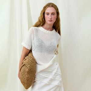 Linen half knit