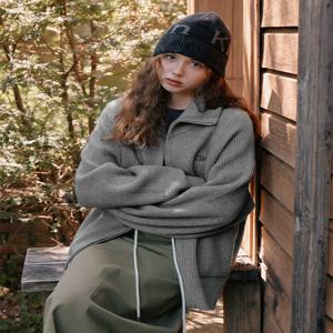 [제작] 드웰 루즈핏 니트 집업 83970 빅사이즈 여성의류