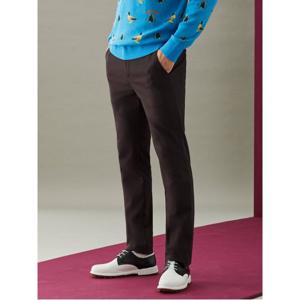 [24FW]남성 헤링본 발열 슬림 팬츠  브라운