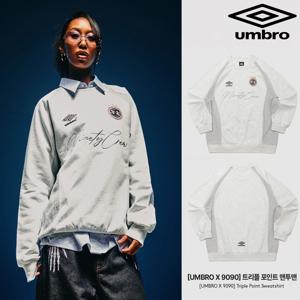 엄브로 우먼스 플러피 스탠넥 하프집업 맨투맨 UQ422CFSN1 3종