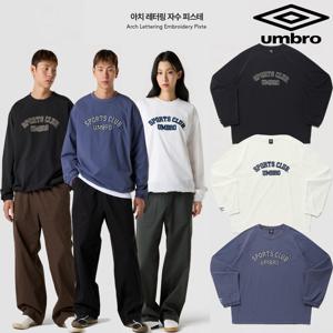 엄브로 아치 레터링 자수 피스테 UQ321CWT90 3종