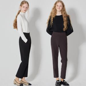 (LeOT)] 라인을 잡아주는 윈터 기모 세미 배기 팬츠