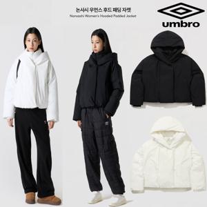엄브로 논사시 우먼스 후드 패딩 자켓 UQ422CPJO3 2종
