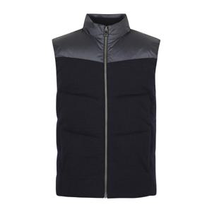 [핑골프] 양말사은품 남성 배색 구스 다운 집업 니트 베스트 111D4SV381