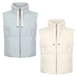 [핑골프] 양말사은품 여성 하이넥 덕다운 점퍼 베스트 121D4JV452