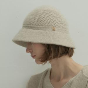 [최초가258,000]캐시미어100% 아델 버킷 햇_SAC231001