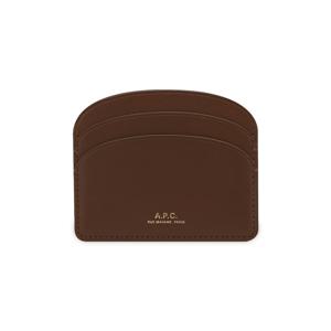 아페쎄 여성 하프문 브라운 카드지갑 PXAWV F63270 CAD