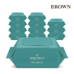 [브라운]더 오리진 20매 휴대 캡 아기물티슈 12팩