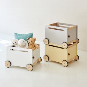 원목 이동식 장난감 정리함
