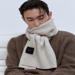 액세서리 남성 [[25FW]] JUMU5F143I2 [남녀공용] 캐시미어혼방 베이지 니트 머플러
