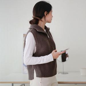 [최초가 79,000원]하찌 투웨이 집업 니트 베스트