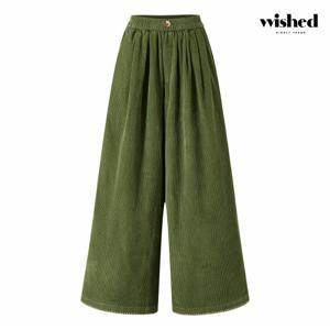 정상가:119,000원 ㅣ 코듀로이 허리 밴딩 와이드 팬츠 (WICDPT001)